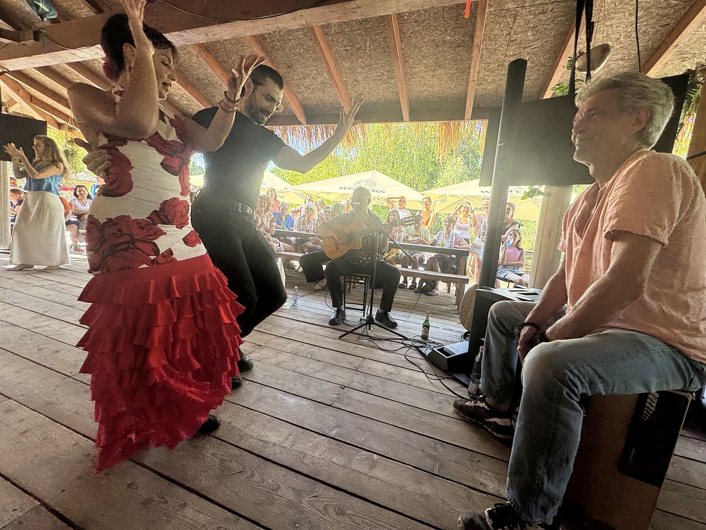 Tanzpaar beim Finale der Show
