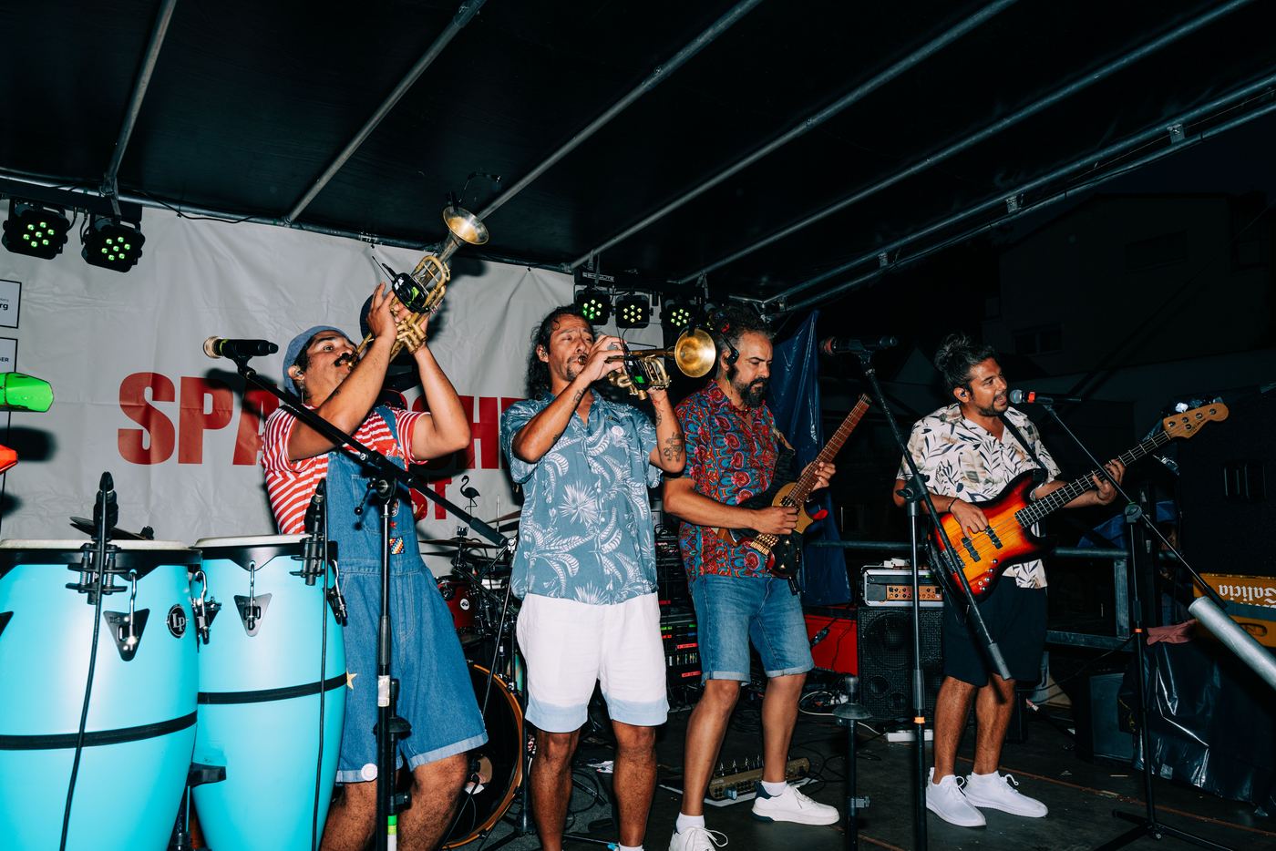 Live-Band beim Spanischen Fest Heidelberg